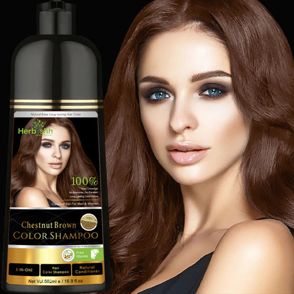 Chestnut Brown Hair Color Shampoo