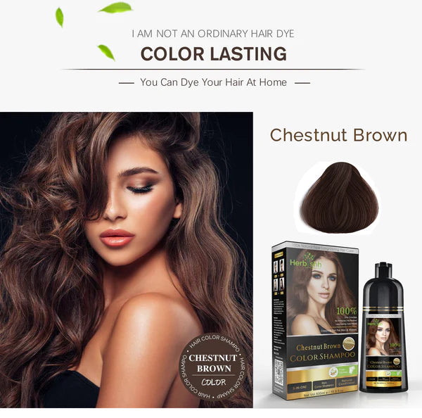 Chestnut Brown Hair Color Shampoo